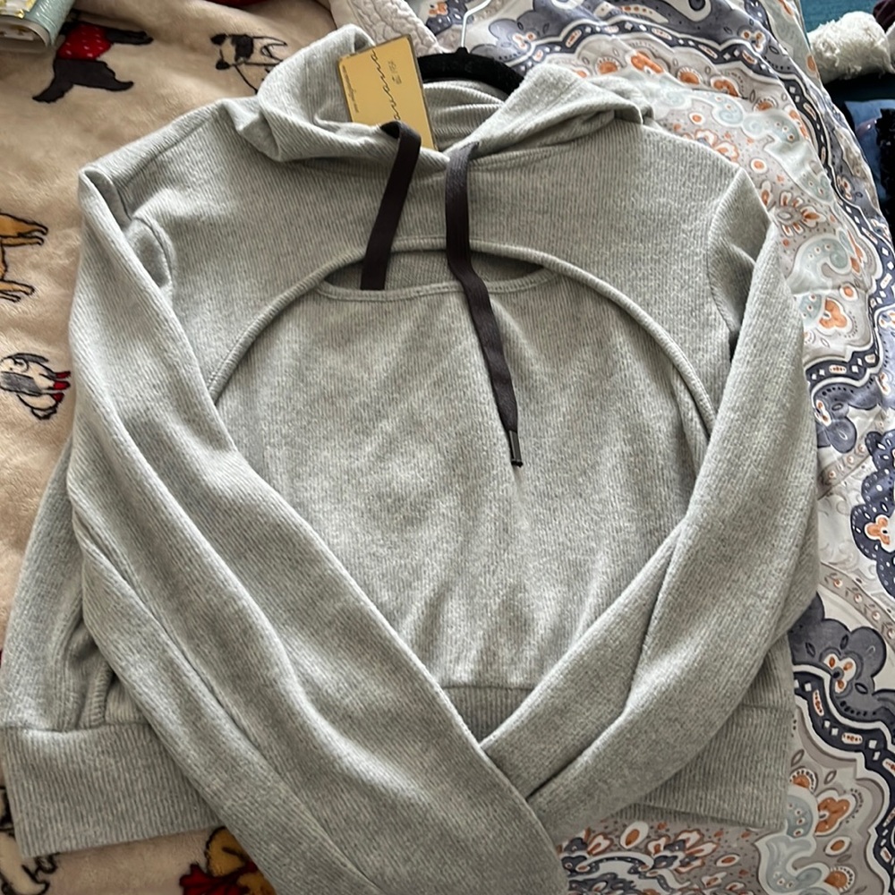 Crop Boutique Fleece Hoodie